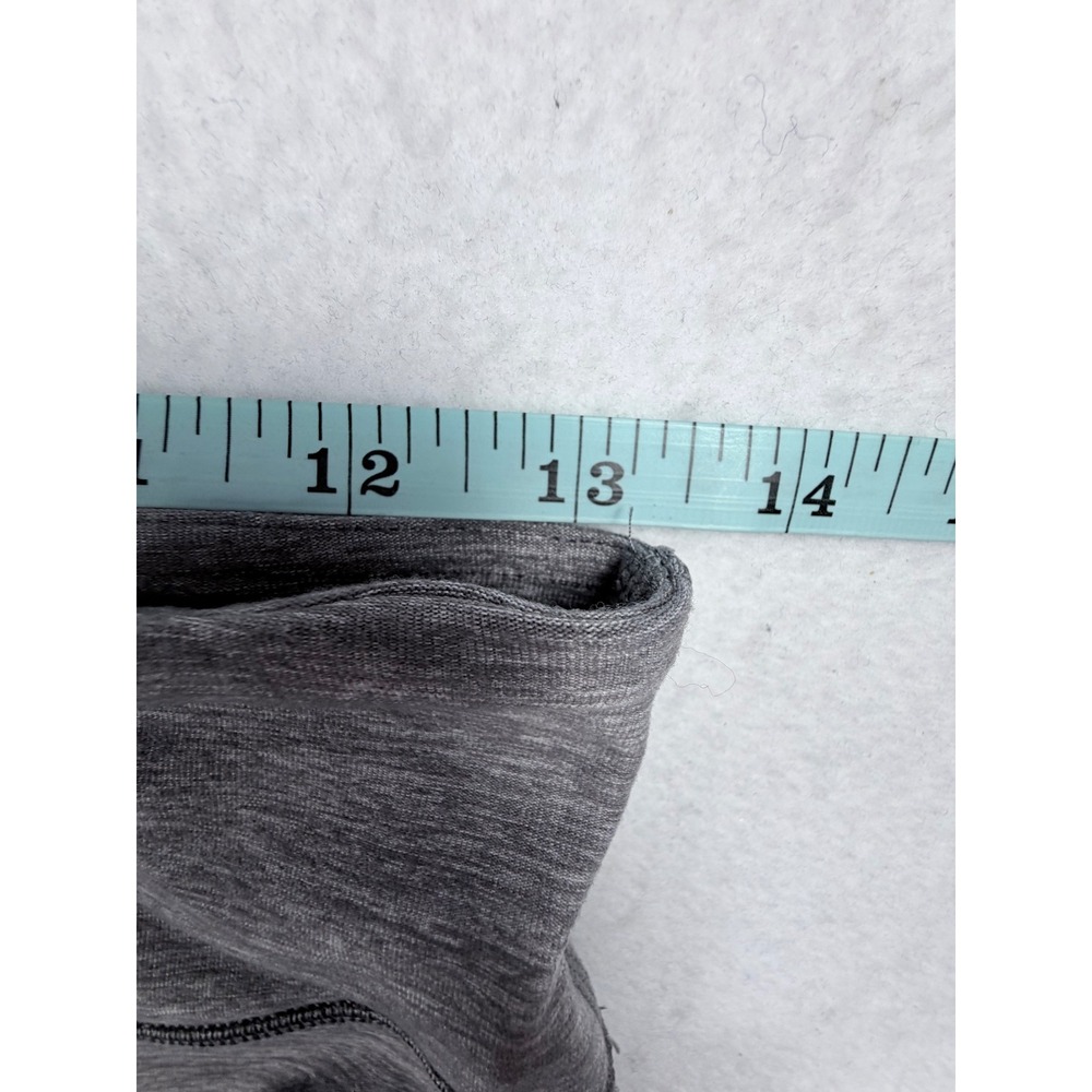 Lululemon Wunder Under Crop Leggings Heathered Grey Space Dye Size 6 Yoga Pants - Picture 3 of 5